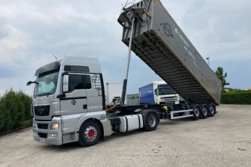 Wynajem wywrotka 55 METRÓW* 6500 kg * Dzierżawa naczepa wywrotka 55 m