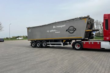 Wynajem naczep wywrotek 55 metrów * Dzierżawa naczepa wywrotka BODEX