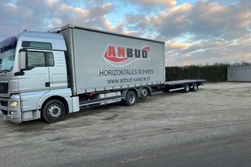 Przyczepa platforma tandem wynajem* Dzierżawa przyczepa tandem