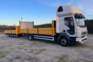 Volvo fl280 PLUS PRZYCZEPA TANDEM BURTOWA* Winda załadunkowa