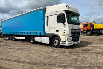 Wynajem z wykupem zestaw z naczepą firanka plus winda załadunkowa